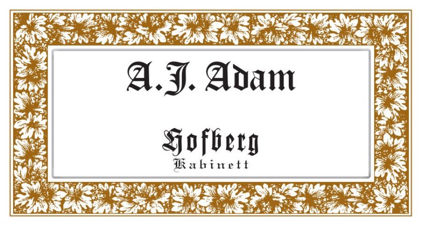 AJ Adam Dhron Hofberg Riesling Kabinett