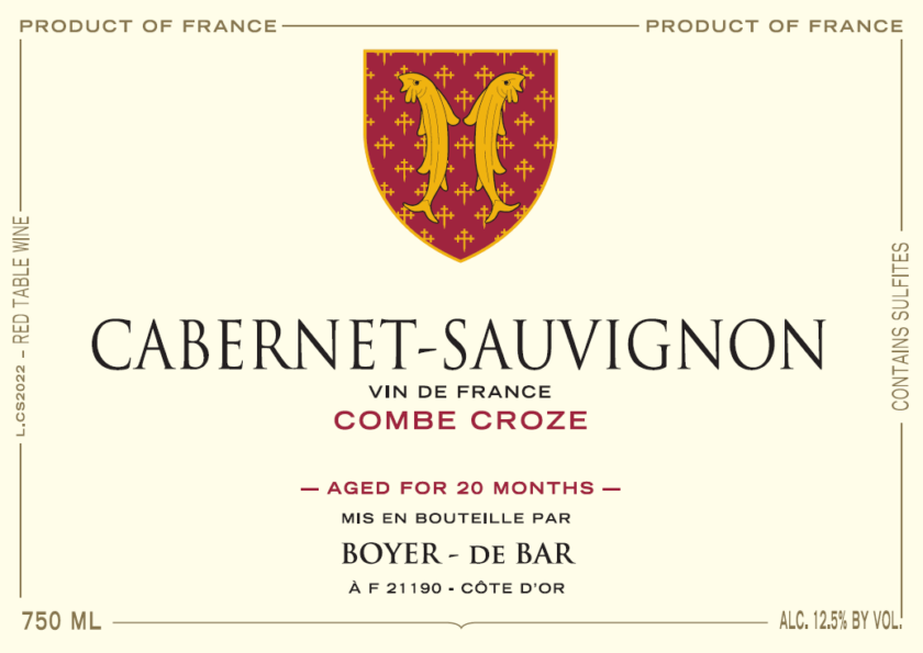 Cabernet Sauvignon Combe Croze