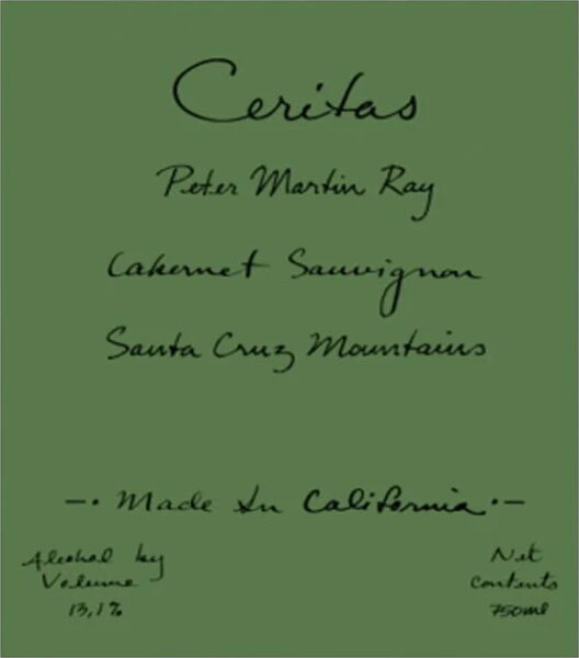 Cabernet Sauvignon Peter Martin Ray Vyd