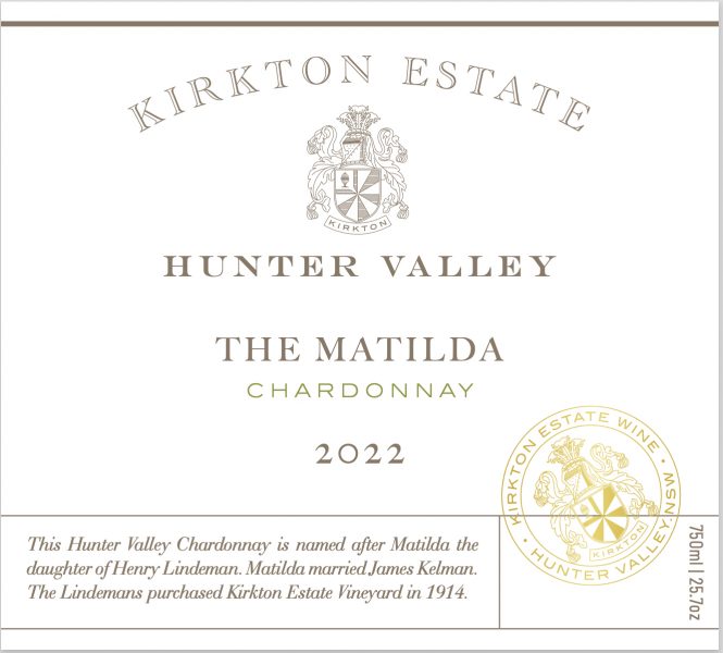 Chardonnay The Matilda Kirkton Estate