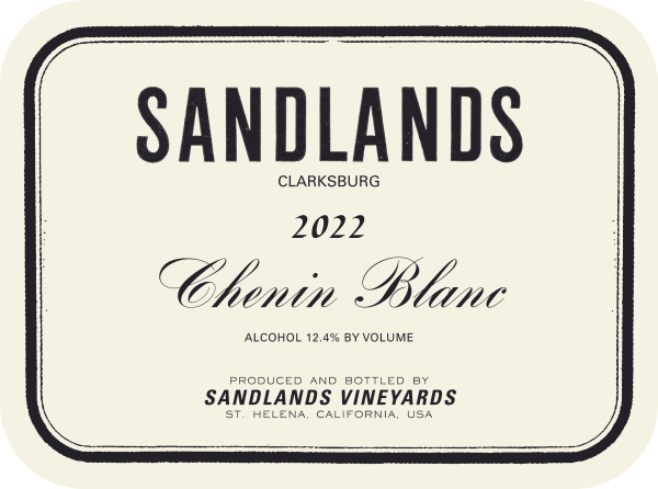 Chenin Blanc Clarksburg Sandlands