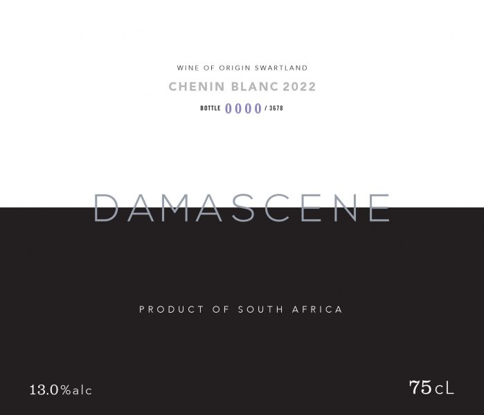 Chenin Blanc Swartland Damascene