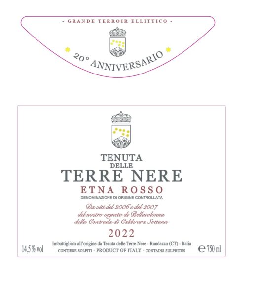 Etna Rosso Anniversario