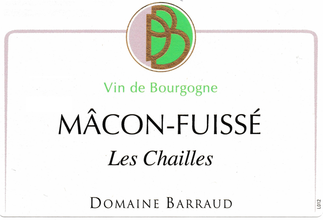 MaconFuisse Les Chailles Domaine Daniel et Julien Barraud