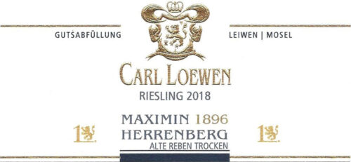 Longuicher Maximin Herrenberg '1896 Alte Reben' Riesling Erste Lage Trocken