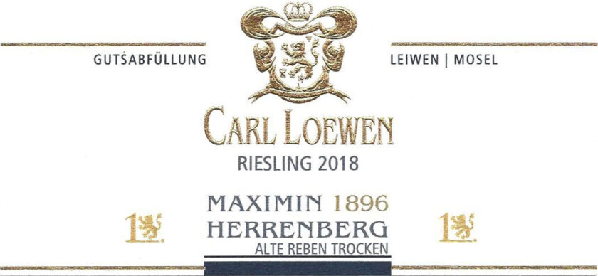 Longuicher Maximin Herrenberg 1896 Alte Reben Riesling Trocken