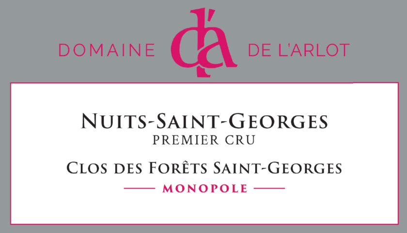 Nuits St Georges 1er Clos des Forets St Georges Domaine de LArlot