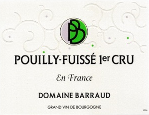 PouillyFuisse 1er En France Domaine Daniel et Julien Barraud