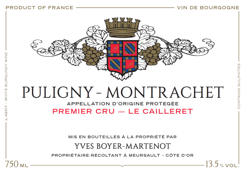 PulignyMontrachet 1er Le Cailleret