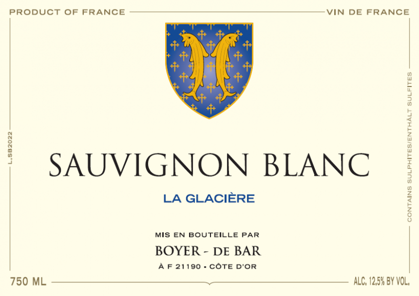 Sauvignon Blanc La Glaciere Boyer de Bar