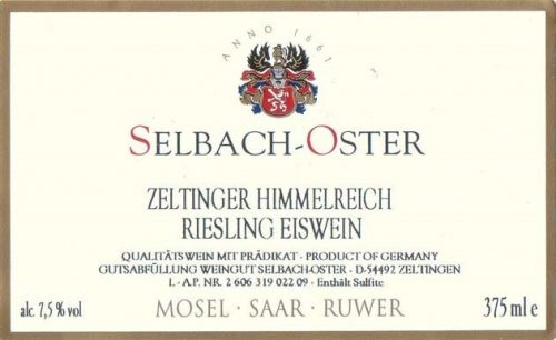 Zeltinger Himmelreich Riesling Eiswein**