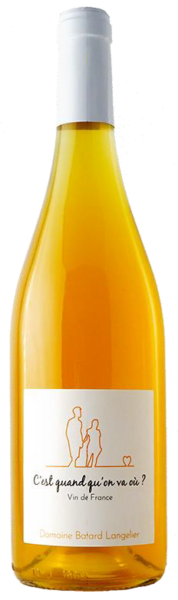 VdF Orange Muscadet Sevre et Maine Cest quand quon va ou Domaine BatardLangelier