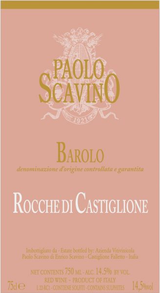 Barolo Rocche di Castiglione Paolo Scavino