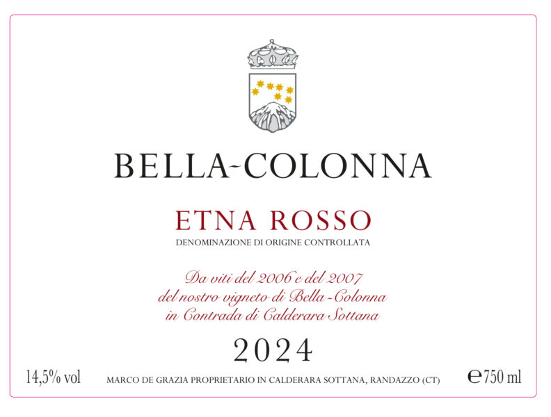 Etna Rosso BellaColonna