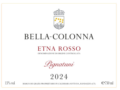 Etna Rosso Doc 'Pignatuni'