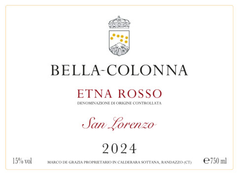Etna Rosso DOC 'San Lorenzo'