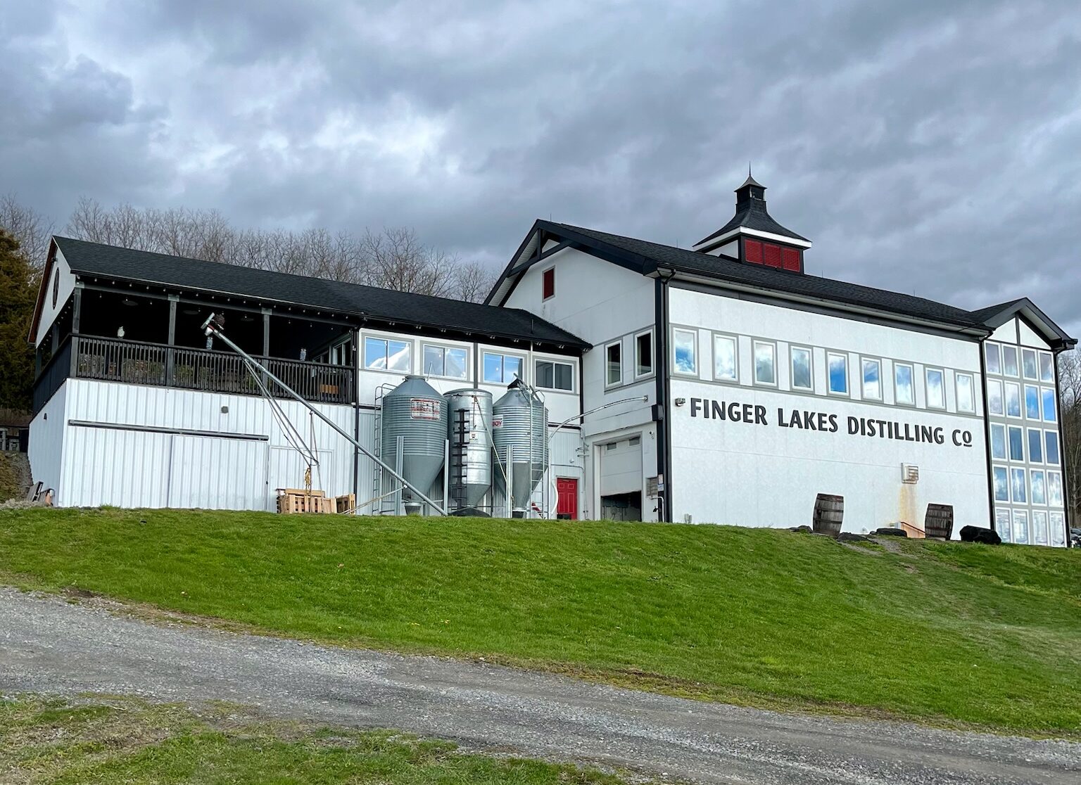 Finger Lakes Distilling sits on the eastern slope of Seneca Lake.