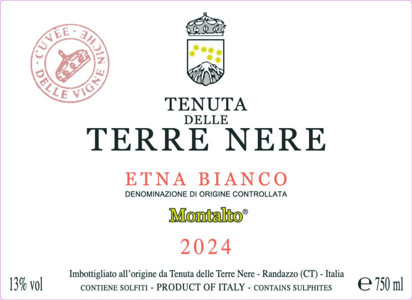 Etna Bianco Le Vigne Niche Montalto Terre Nere