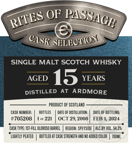 Single Malt Scotch Whisky Ardmore 15 Year