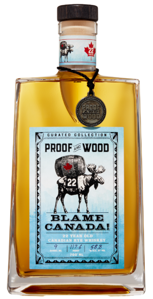 Canadian Rye Whisky Blame Canada 22 Year