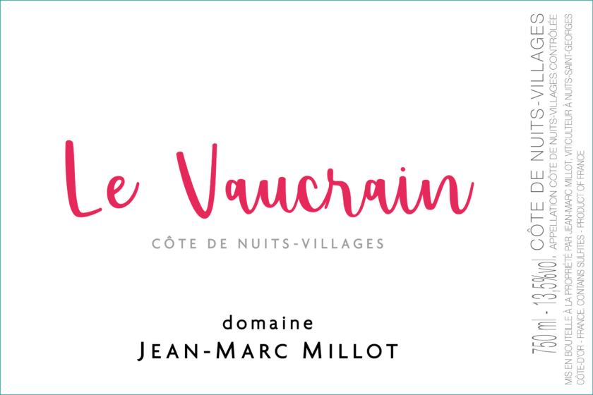 Cote de Nuits Villages Le Vaucrain