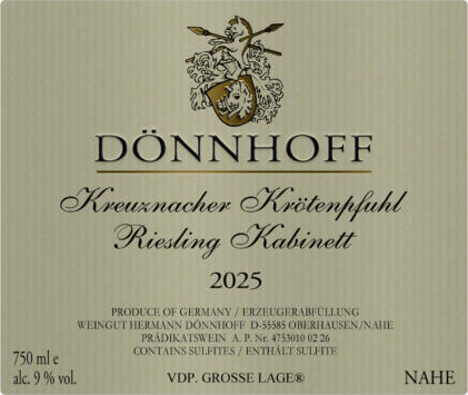 Kreuznacher Krötenpfuhl Riesling Kabinett