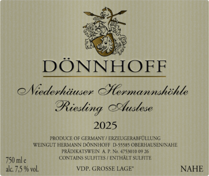 Niederhäuser Hermannshöhle Riesling Auslese [Goldkapsel]