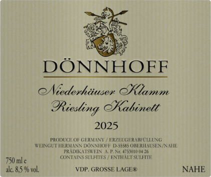 Niederhäuser Klamm Riesling Kabinett