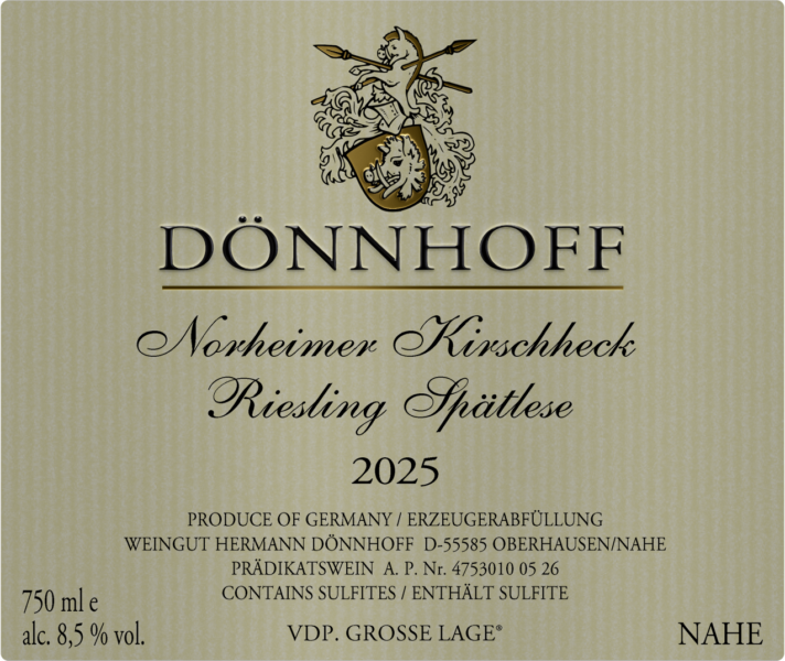 Dnnhoff Norheimer Kirschheck Riesling Sptlese