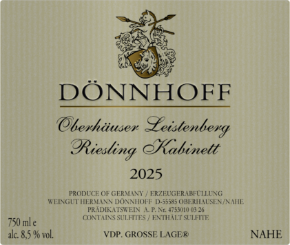 Oberhäuser Leistenberg Riesling Kabinett