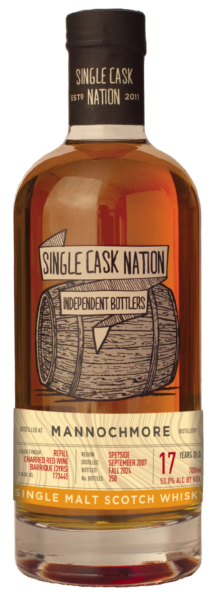 Mannochmore 2007  17 Year Red Wine Barrique  Cask 173445