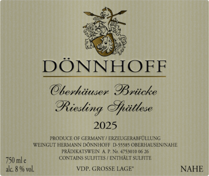 Oberhäuser Brücke Riesling Spätlese