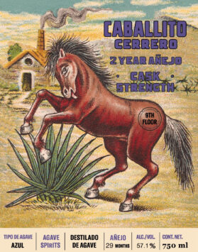 Destilado de Agave, Anejo 'Azul 2 Anos, 9th Floor' Cask Strength
