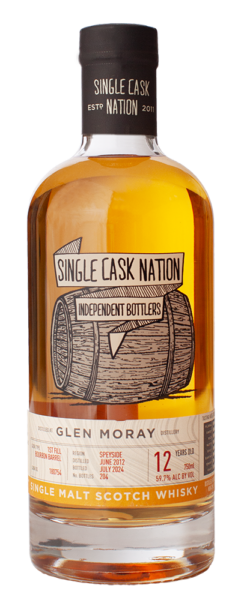 Glen Moray  12 Year First Fill Bourbon Cask 180754