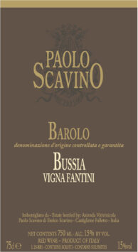 Barolo 'Bussia - Vigna Fantini'