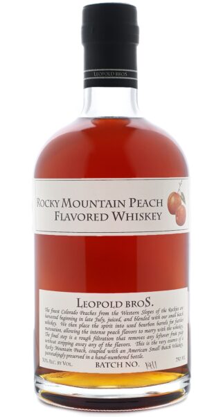 Rocky Mountain Peach Whiskey Leopold Bros