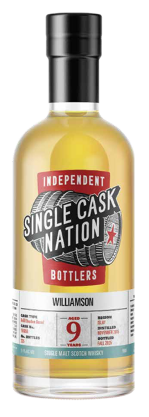 Williamson  9 Year   Cask 191658 Single Cask Nation