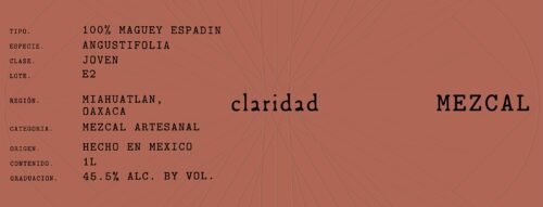 Mezcal, Espadin (New Label)