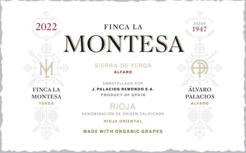 Rioja Crianza Finca La Montesa J Palacios Remondo
