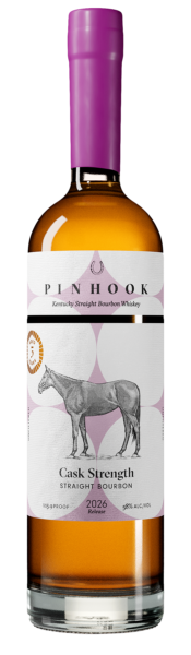 Bourbon Whiskey Cask Strength 5 Year 2026 Magenta Wax Pinhook